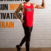 Cotton Tank Top Red - Image 3