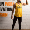 Cotton Tank Top Yellow - Image 4