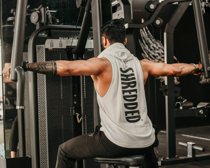 Cotton Tank Hoodie - White