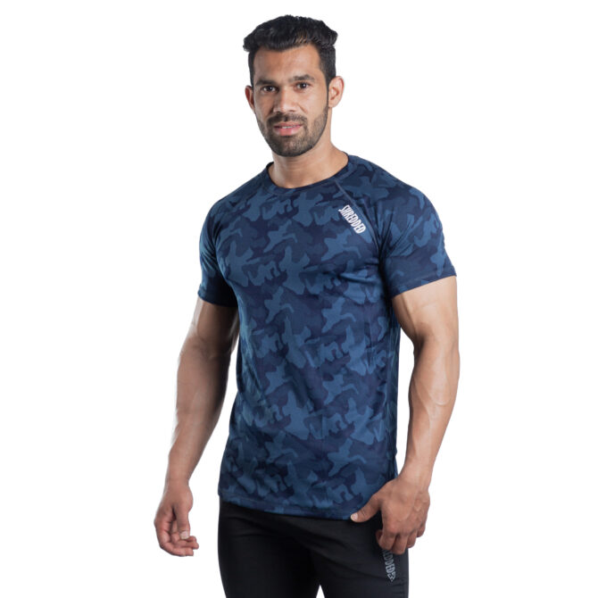 Camo T-shirt (Blue)