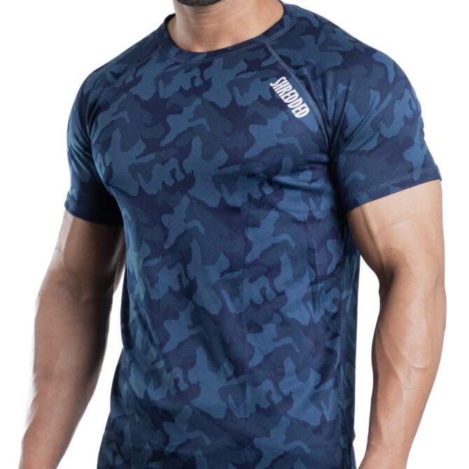 Camo T-shirt (Blue) - Image 2