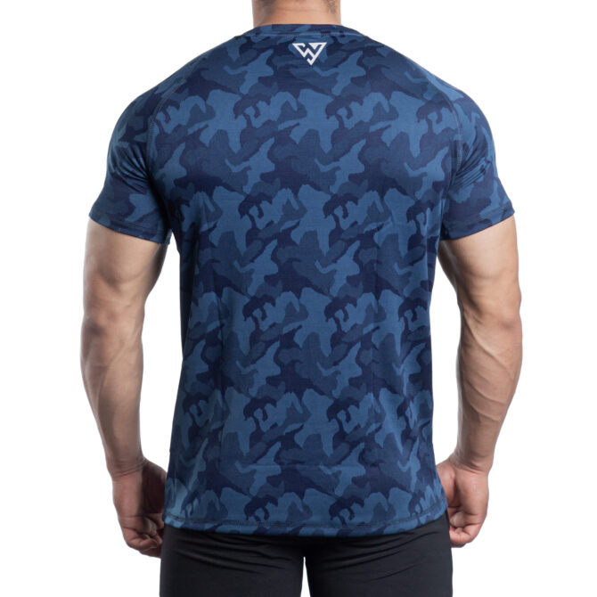 Camo T-shirt (Blue) - Image 4