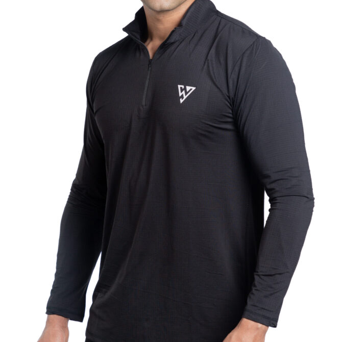 Sports Long Sleeve T-shirt (Black) - Image 2