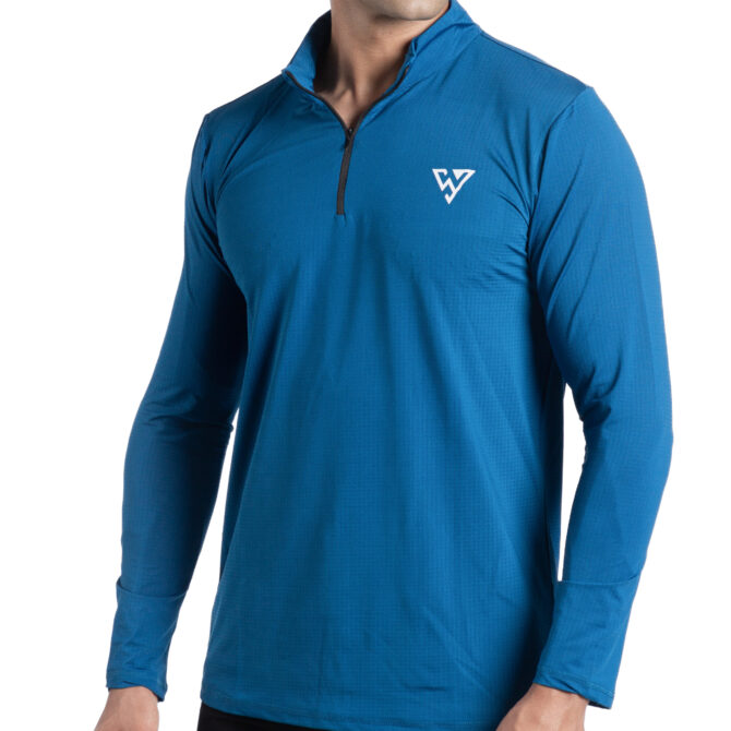 Sports Long Sleeve T-shirt (Blue) - Image 2