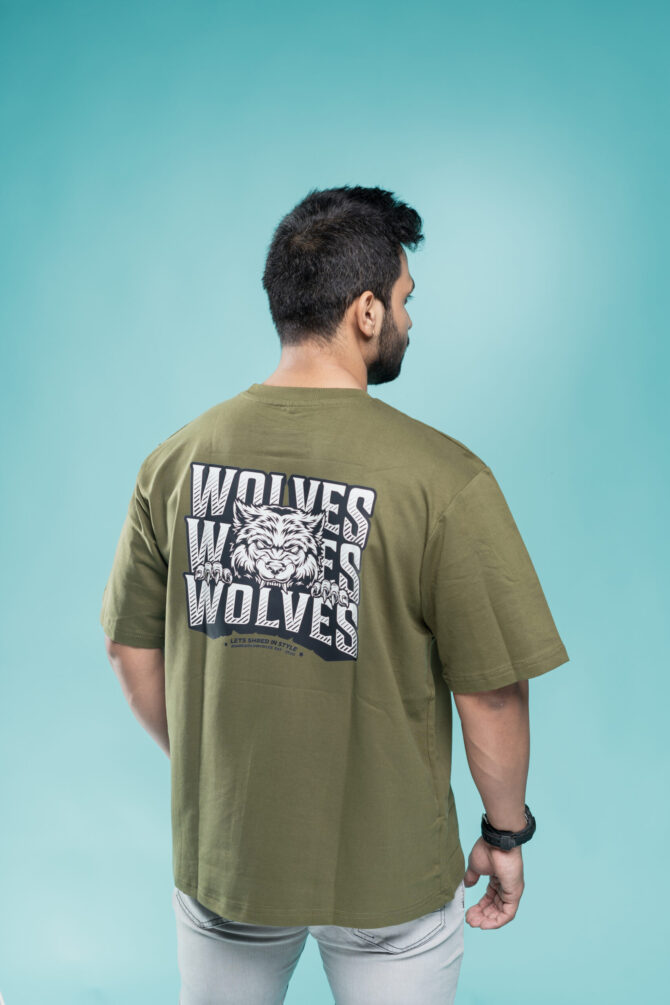 Oversize Tshirt Olive Green