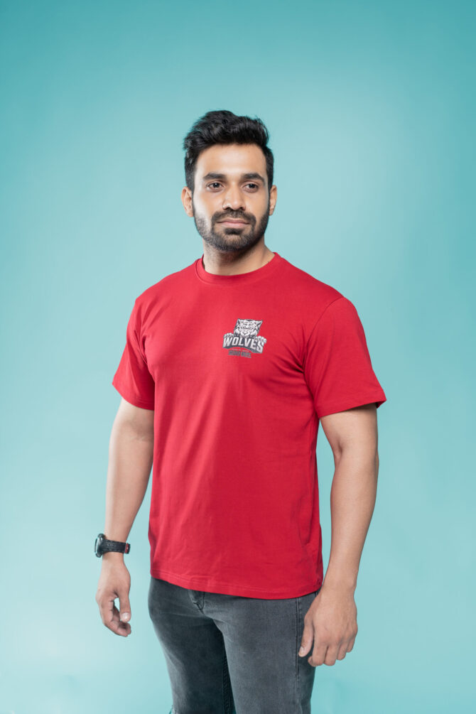 Oversize Tshirt Red - Image 3