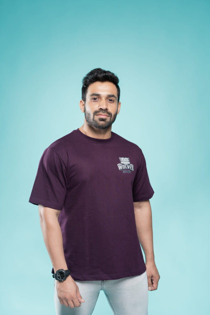 Oversize Tshirt Purple - Image 3