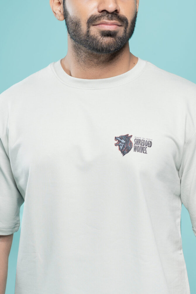 Oversize Tshirt Beige - Image 3