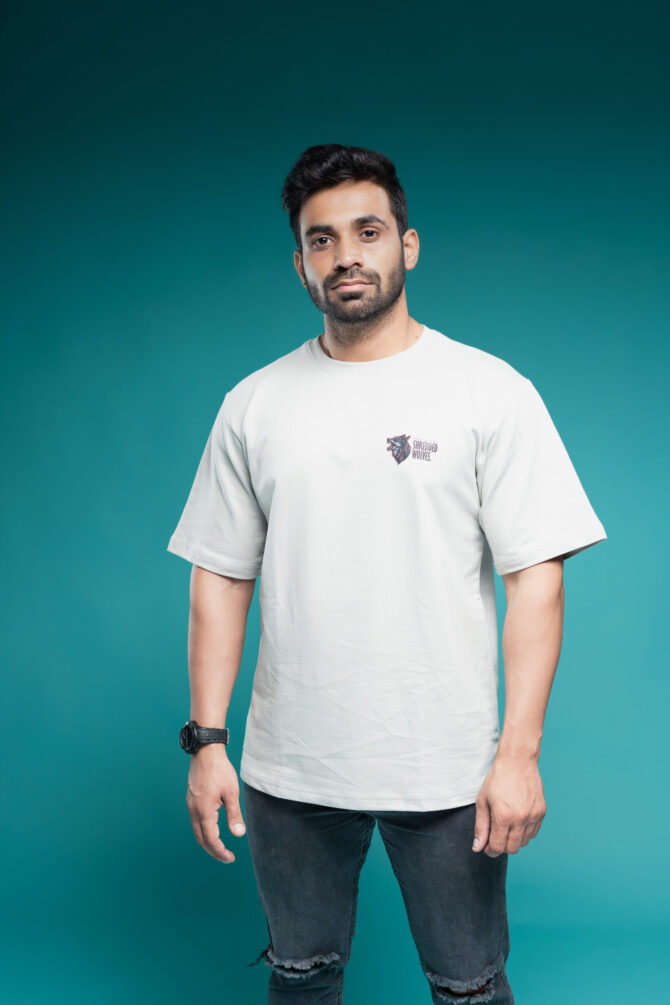 Oversize Tshirt Beige - Image 2