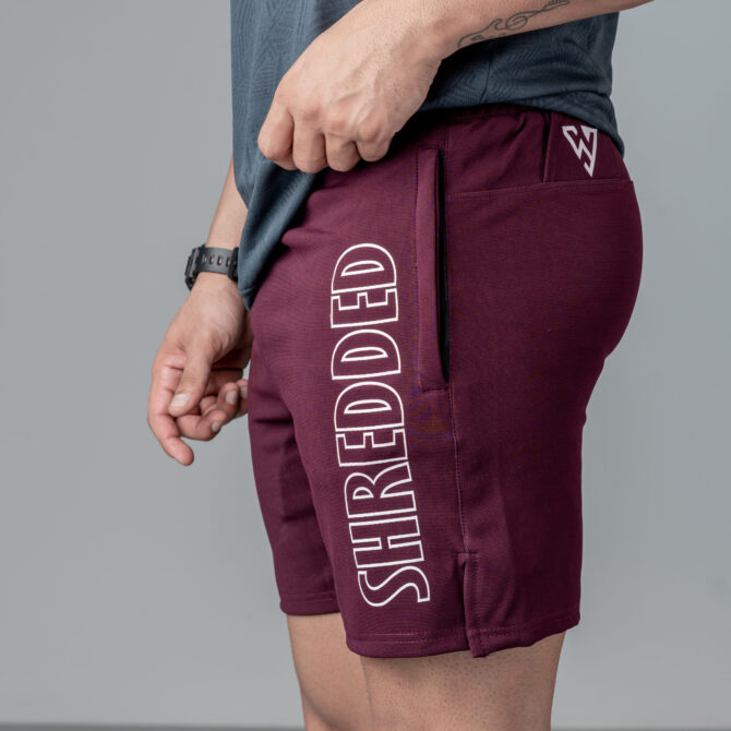 Studio Shorts Maroon - Image 2
