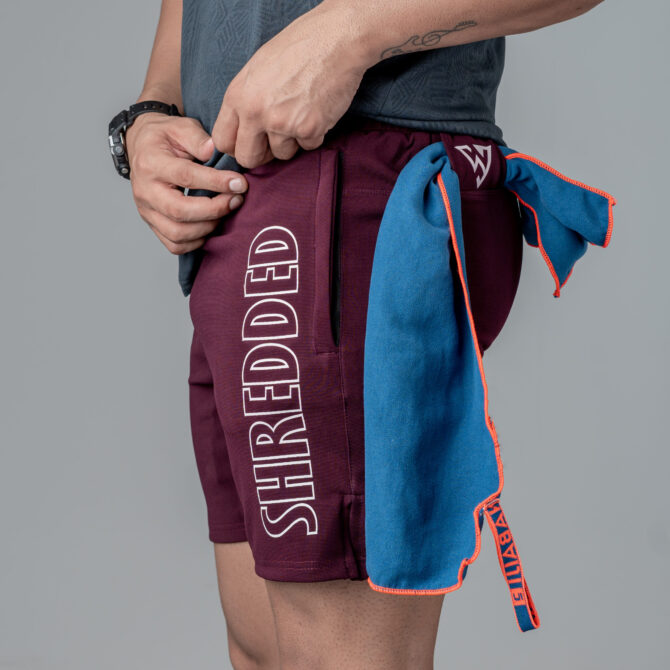 Studio Shorts Maroon - Image 3
