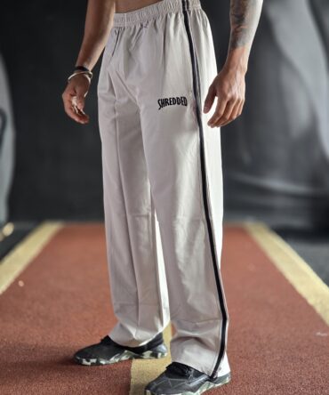 Retro Trackpants - Light Grey