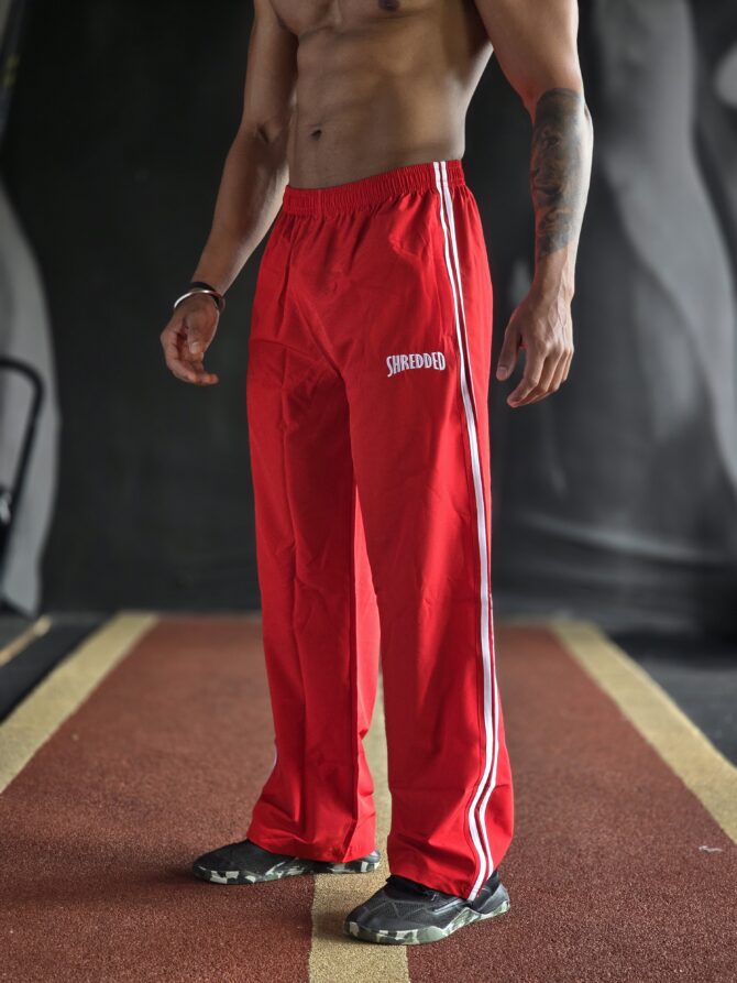Retro Trackpants - Red